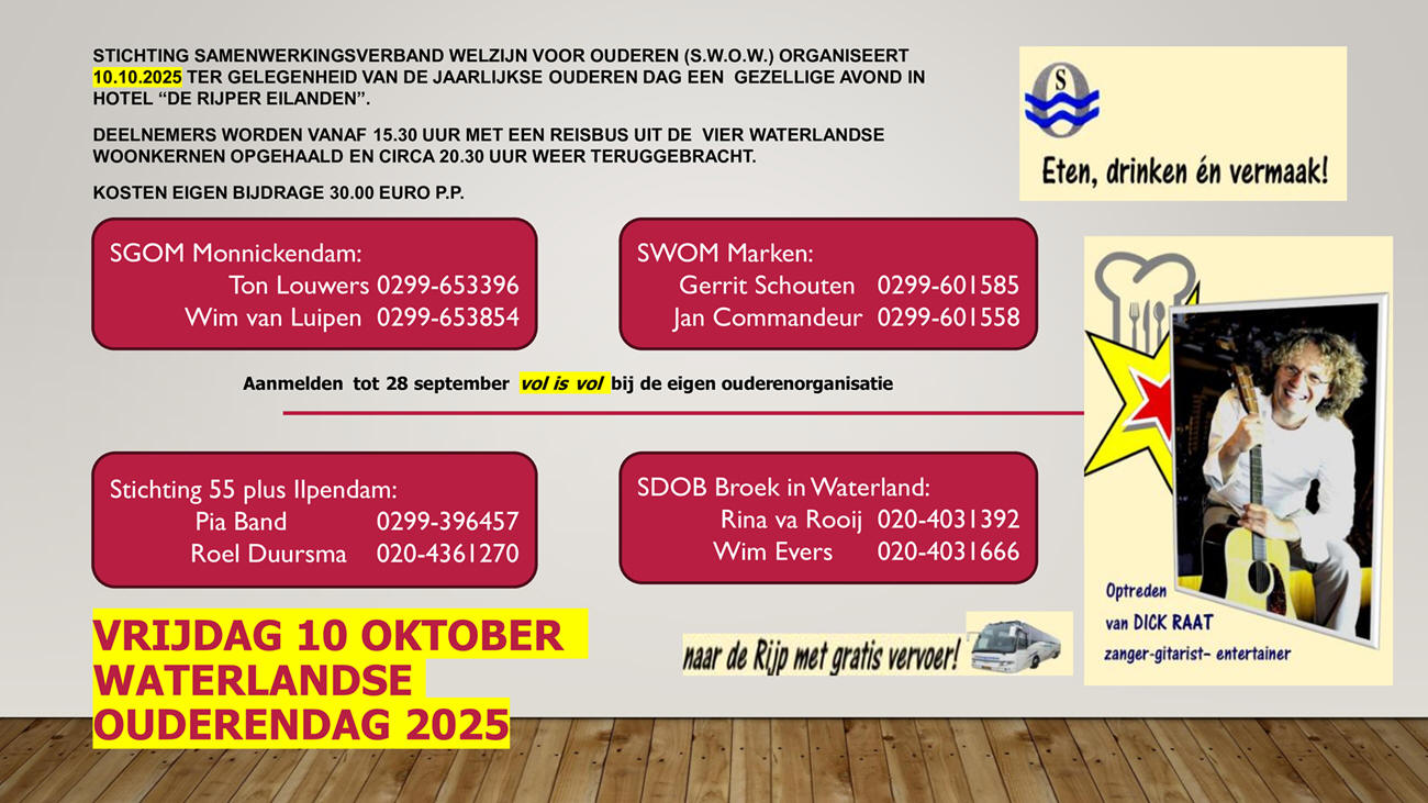 Waterlandse Ouderendag 2025